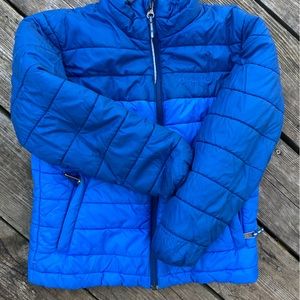 Columbia Two Tone Light Puffer, Blue, Kids Small